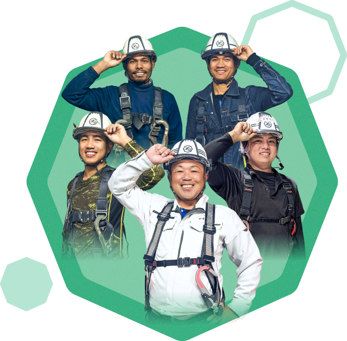 桐生鈑金スタッフの集合写真