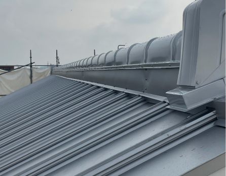 一般住宅の棟の施工